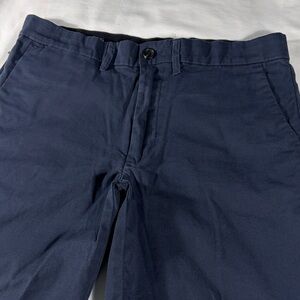 Goodfellow mens navy blue Linden Tech flat front 8.5" inseam shorts - size 32